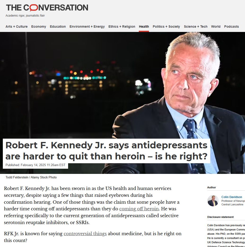 Hims - The Conversation Robert F. Kennedy Jr. article