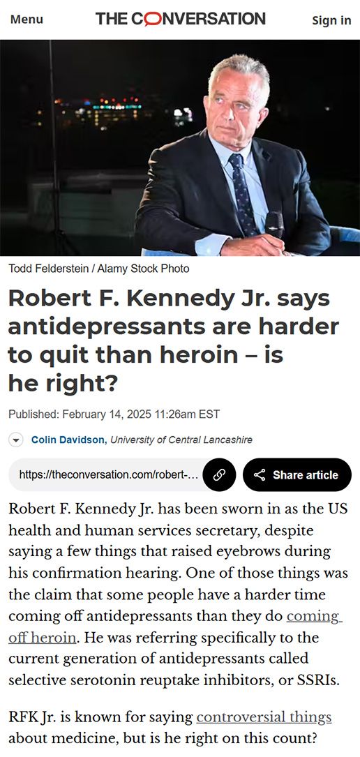 Hims - The Conversation Robert F. Kennedy Jr. article