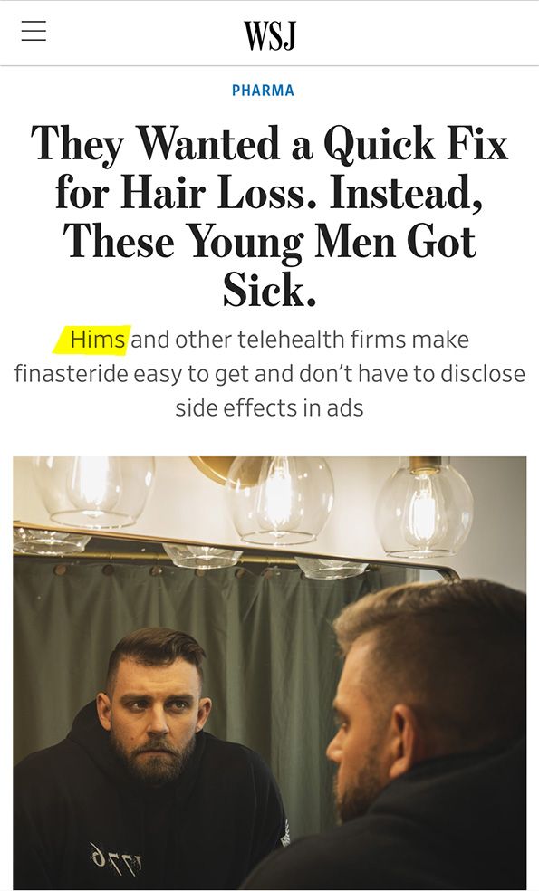 Hims - WSJ article snippet