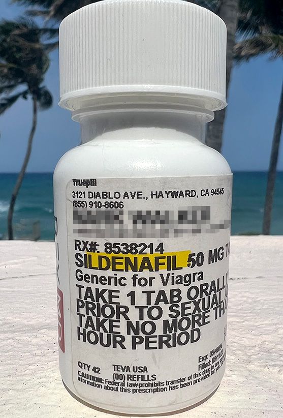 RexMD - Sildenafil bottle