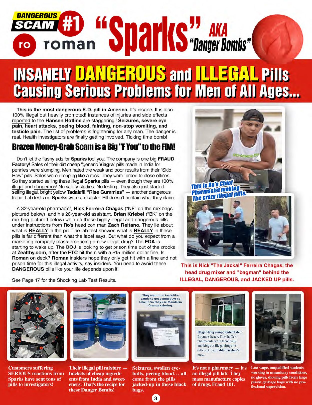 The Blacklist of Dangerous E.D. PIlls