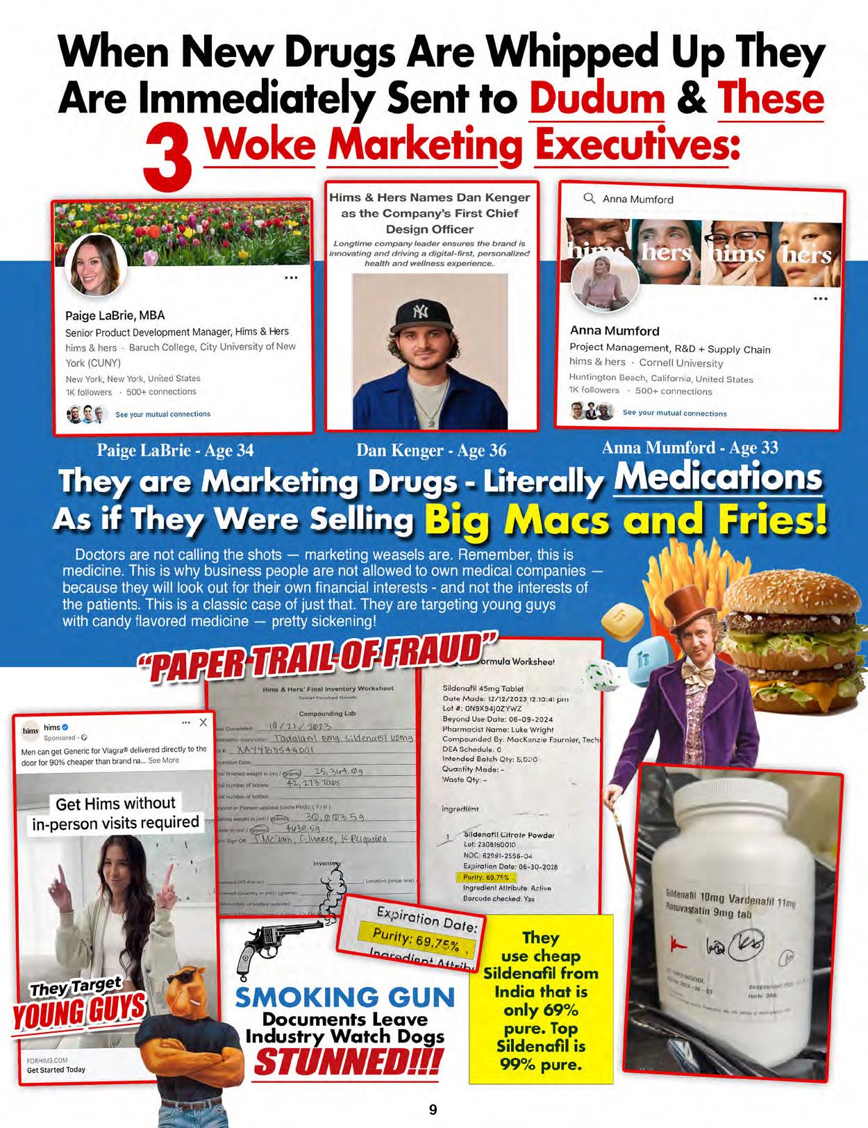 The Blacklist of Dangerous E.D. PIlls