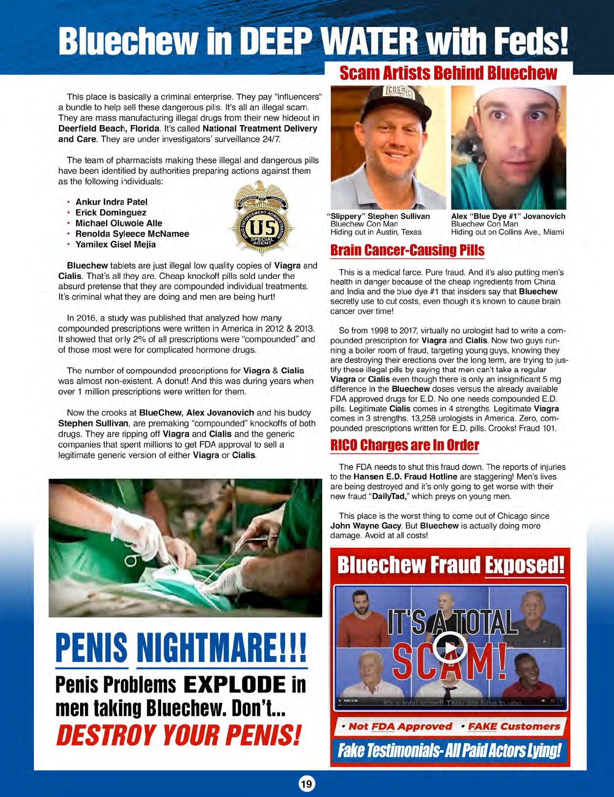 The Blacklist of Dangerous E.D. PIlls