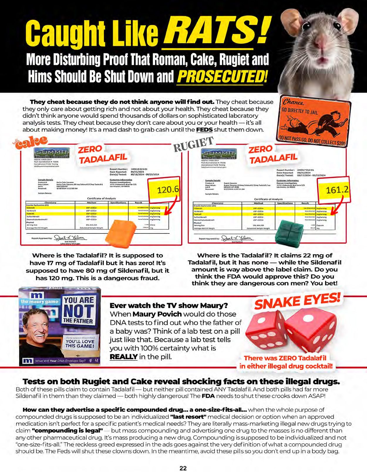 The Blacklist of Dangerous E.D. PIlls