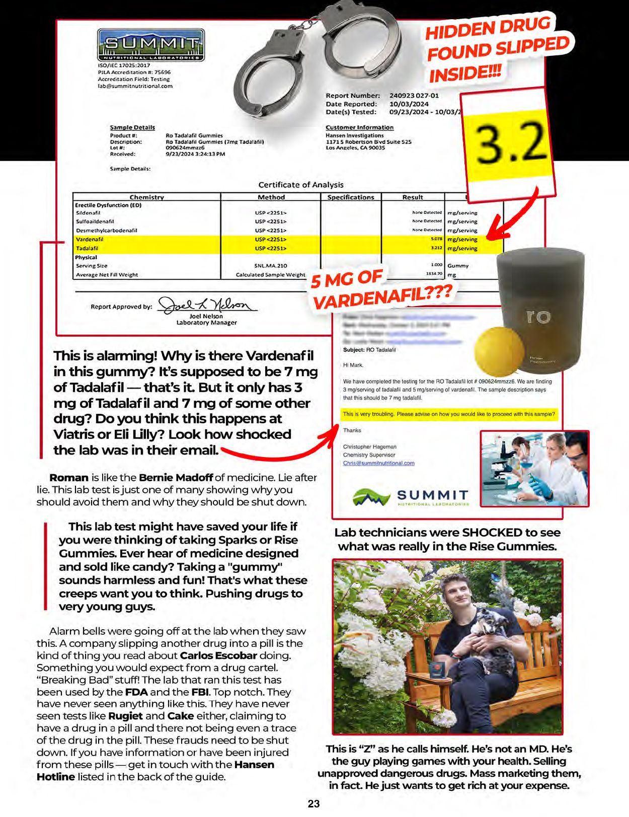 The Blacklist of Dangerous E.D. PIlls