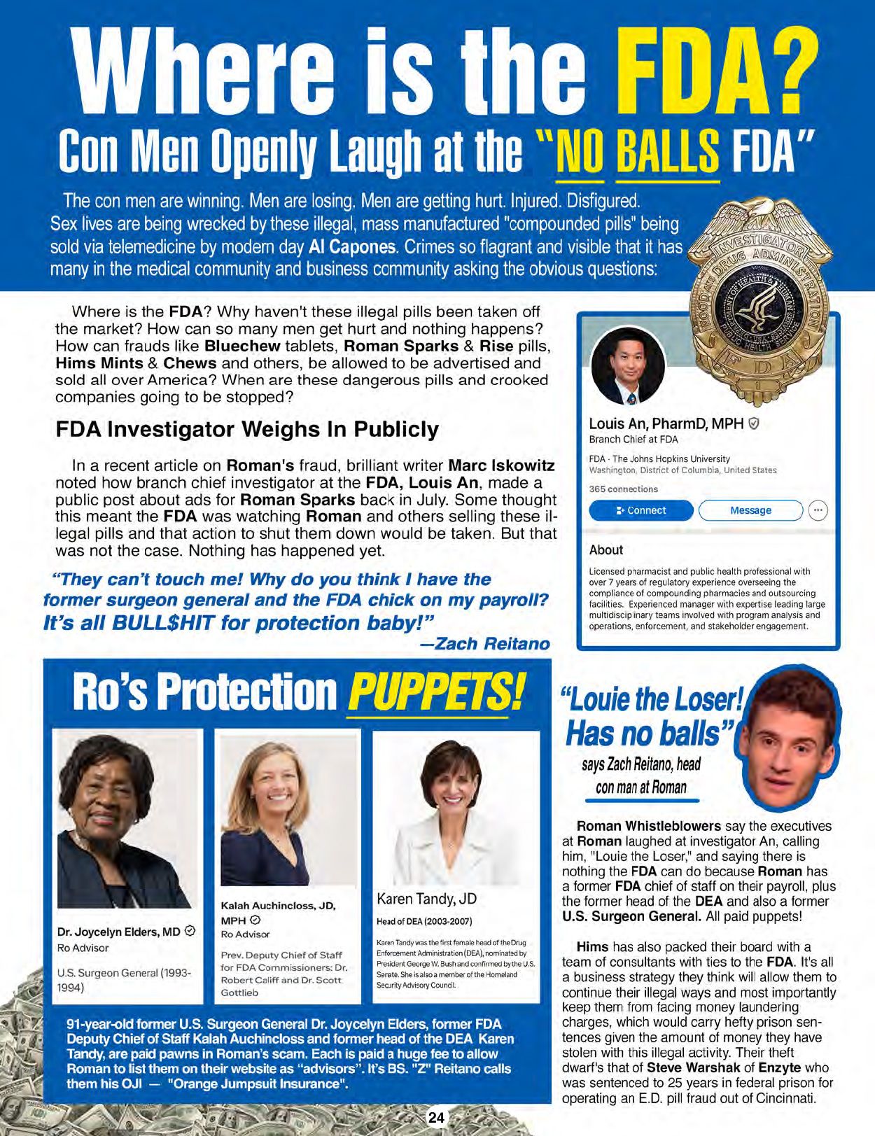 The Blacklist of Dangerous E.D. PIlls