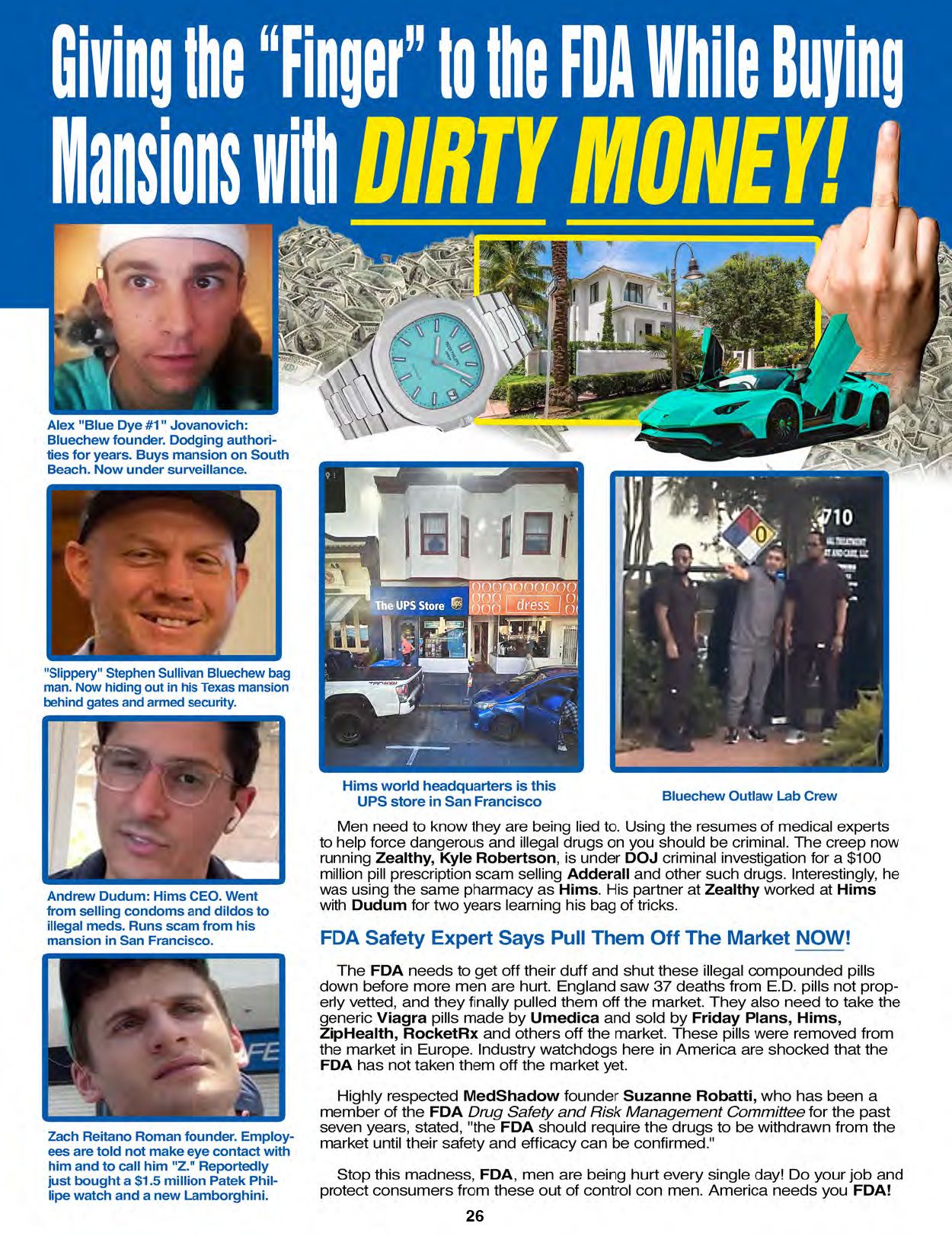 The Blacklist of Dangerous E.D. PIlls