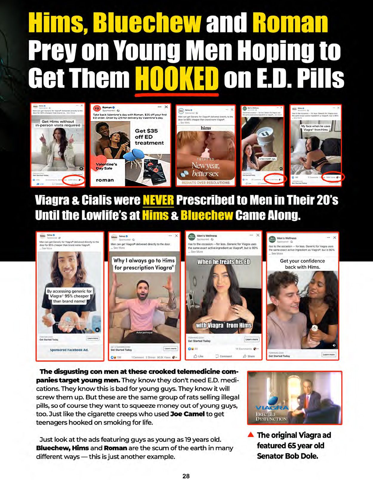 The Blacklist of Dangerous E.D. PIlls