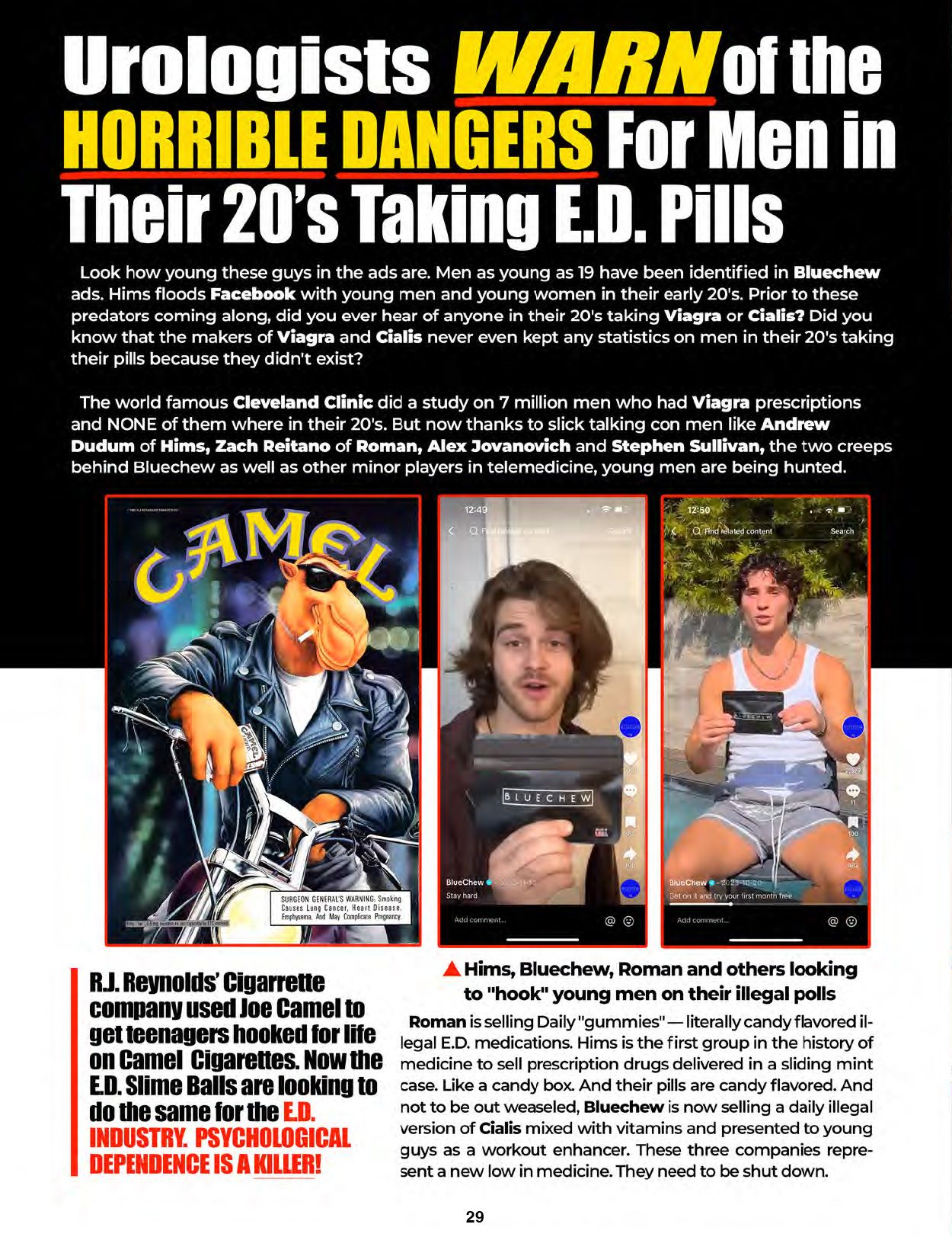 The Blacklist of Dangerous E.D. PIlls