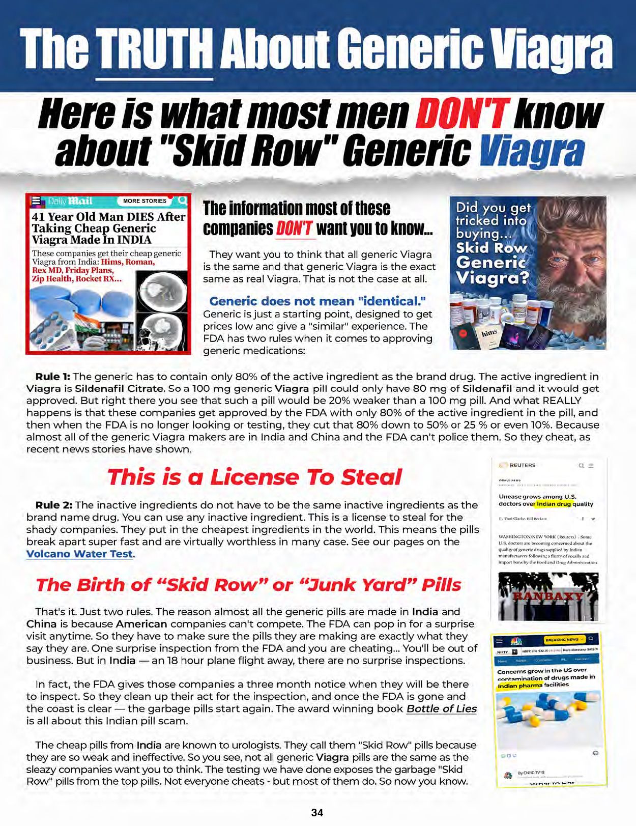 The Blacklist of Dangerous E.D. PIlls